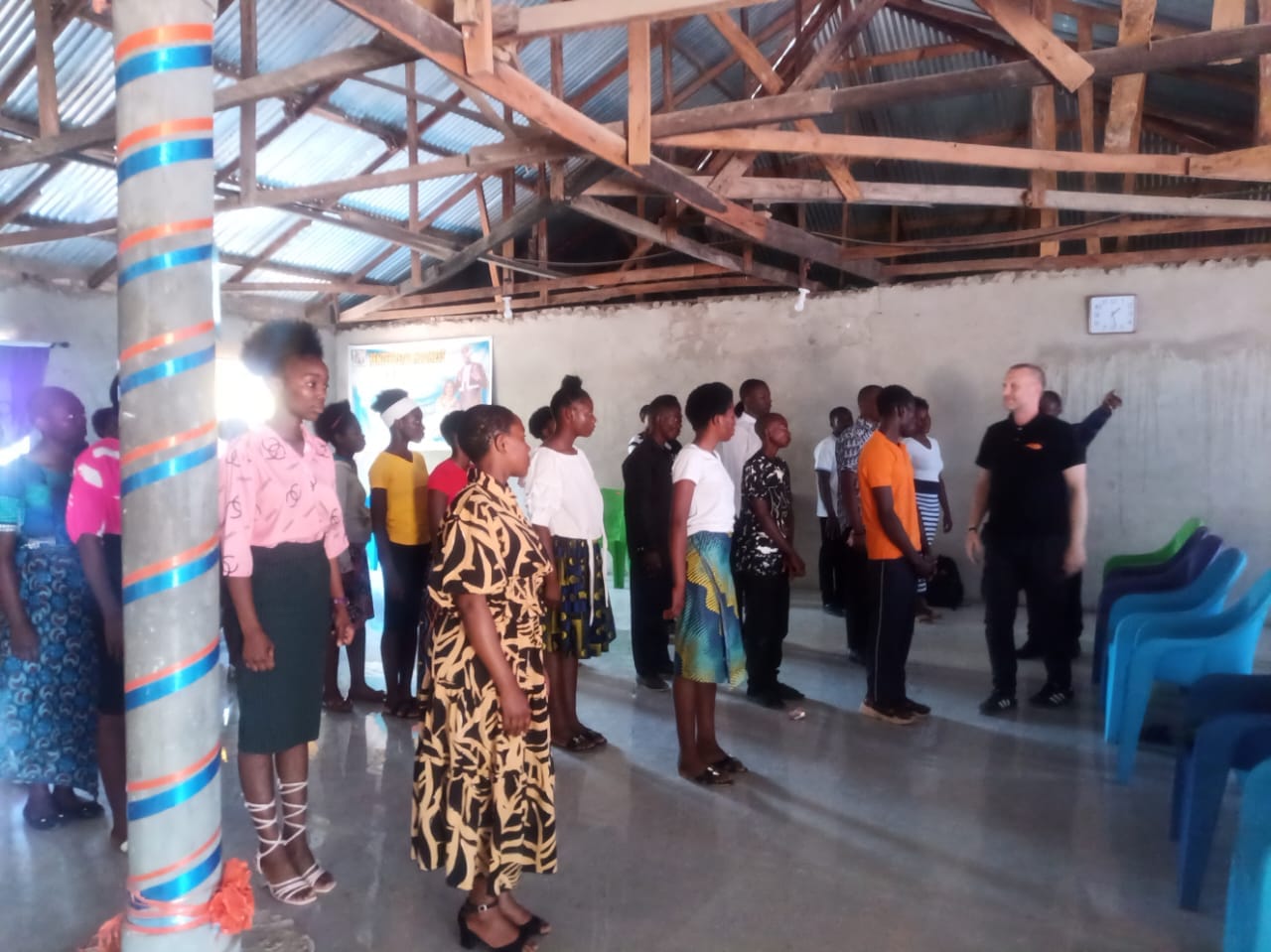 A discipleship training session in Zambia where believers are being trained to discover their God-given callings